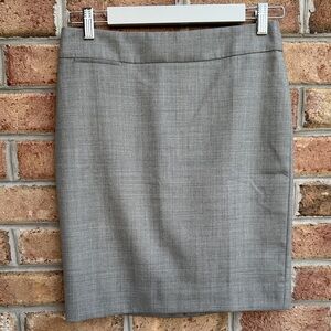 J Crew Factory grey pencil skirt, NWT, size 4P